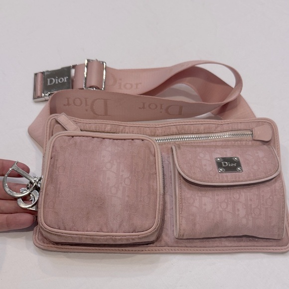 Authentic Dior Blush Pink Belt/Crossbody Bag - Picture 1 of 15